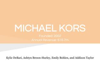 michael kors management|michael kors founded.